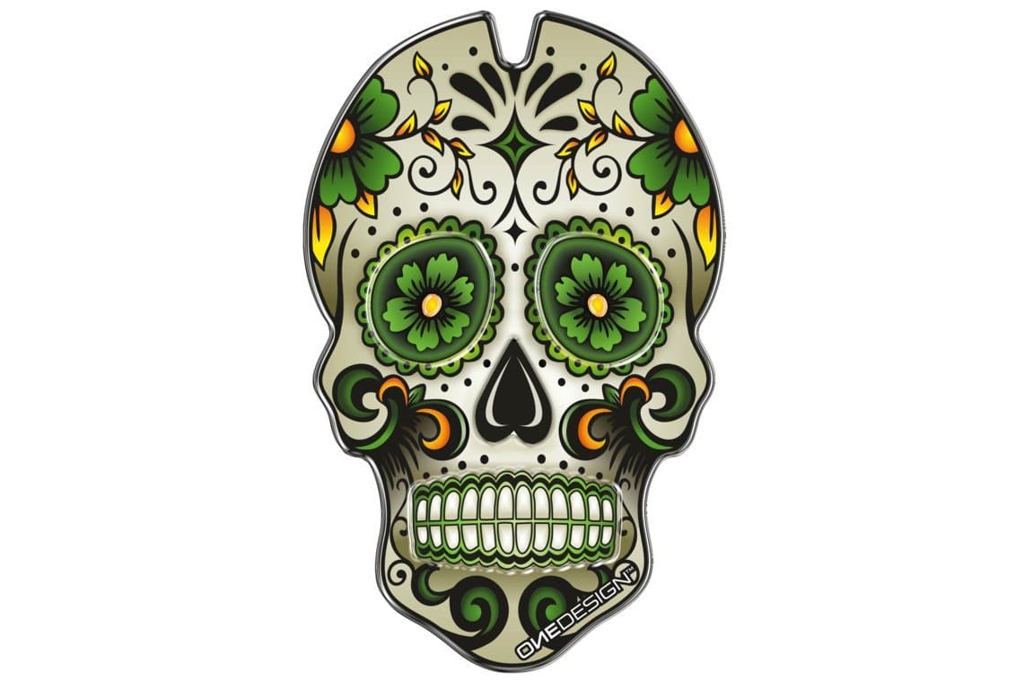 Puig Skull Tank Pad | Green - Shop name