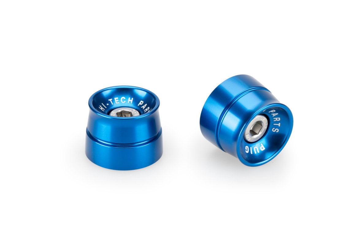 Puig Speed Bar Ends | Blue | Kawasaki ER-6F 2009>2016 - Shop name