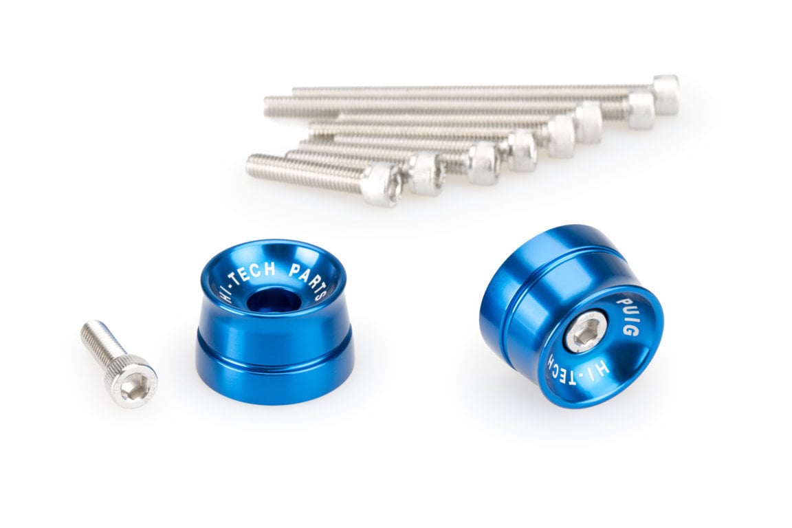 Puig Speed Bar Ends | Blue | Suzuki Burgman 400 2017>Current - Shop name