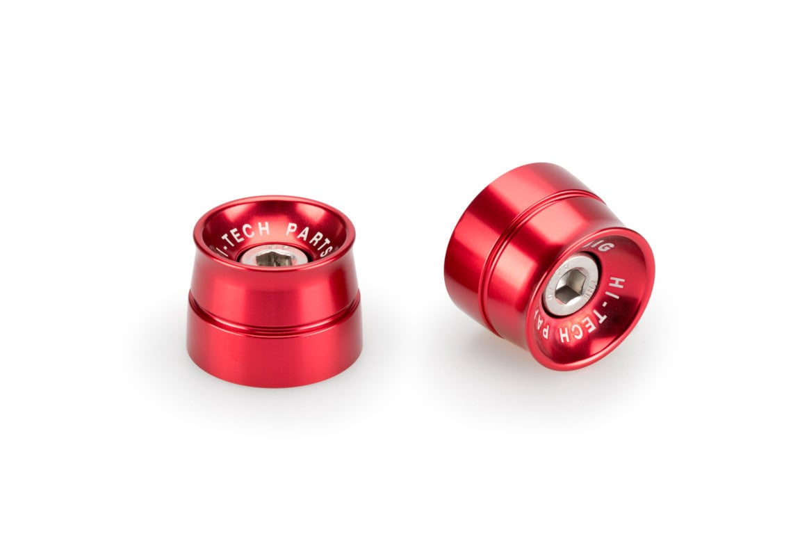 Puig Speed Bar Ends | Red | Kawasaki ER-6F 2009>2016 - Shop name