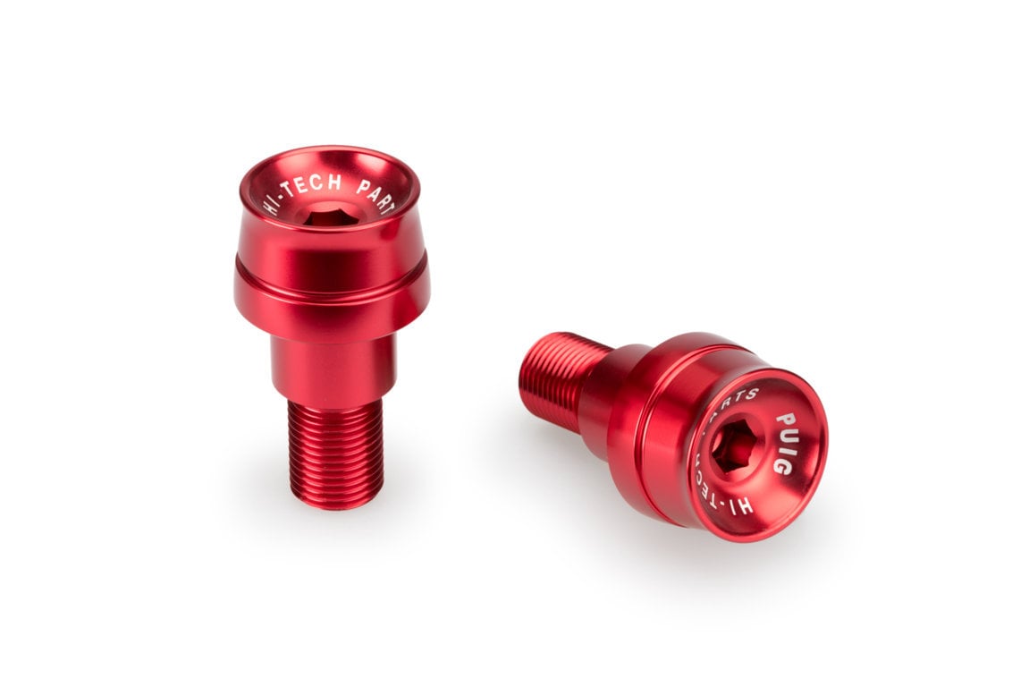 Puig Speed Bar Ends | Red | Yamaha FZ1 Fazer 2006>2015 - Shop name