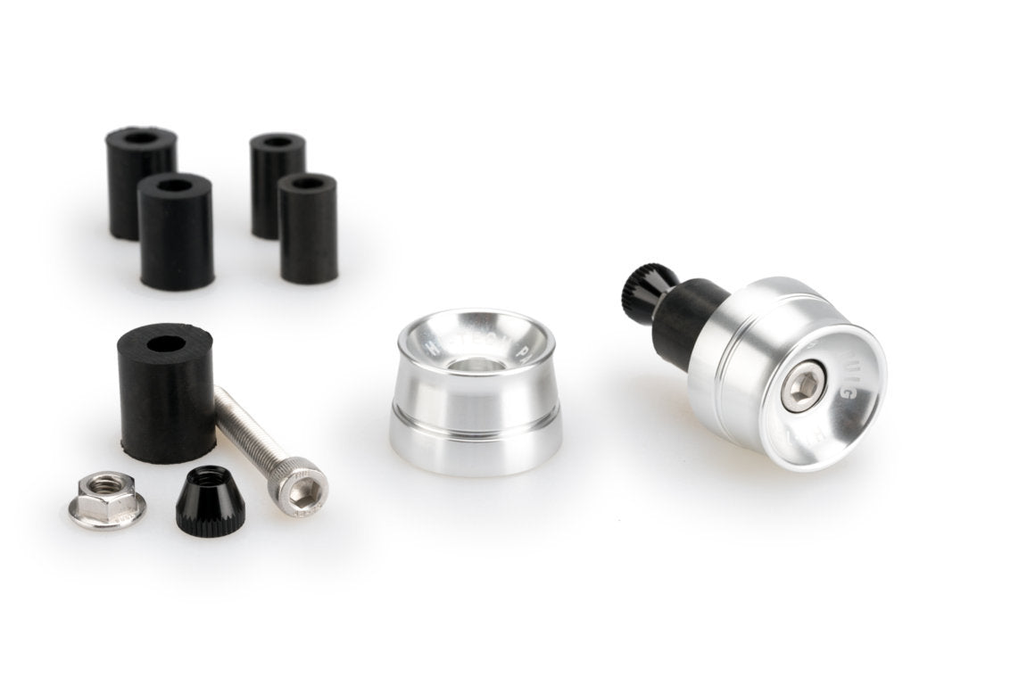 Puig Speed Bar Ends | Silver | Aprilia Tuono V4 1100 Factory 2015>2020 - Shop name