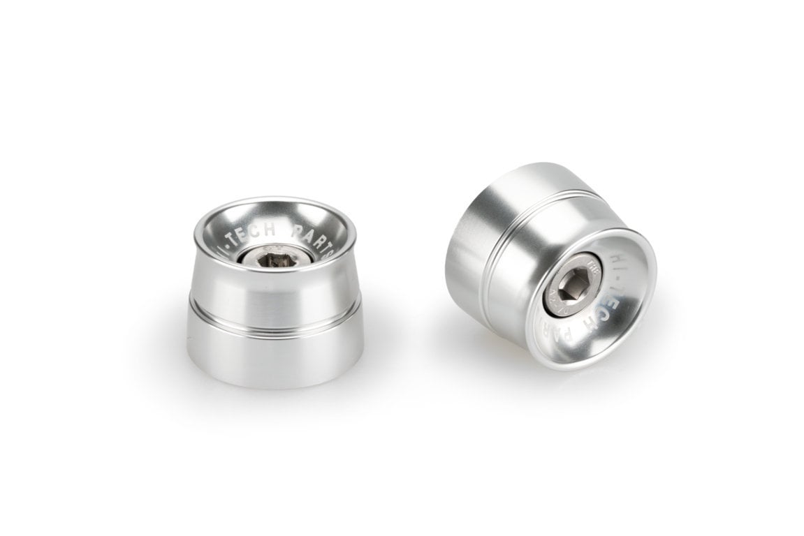 Puig Speed Bar Ends | Silver | Kawasaki ER-6F 2009>2016 - Shop name