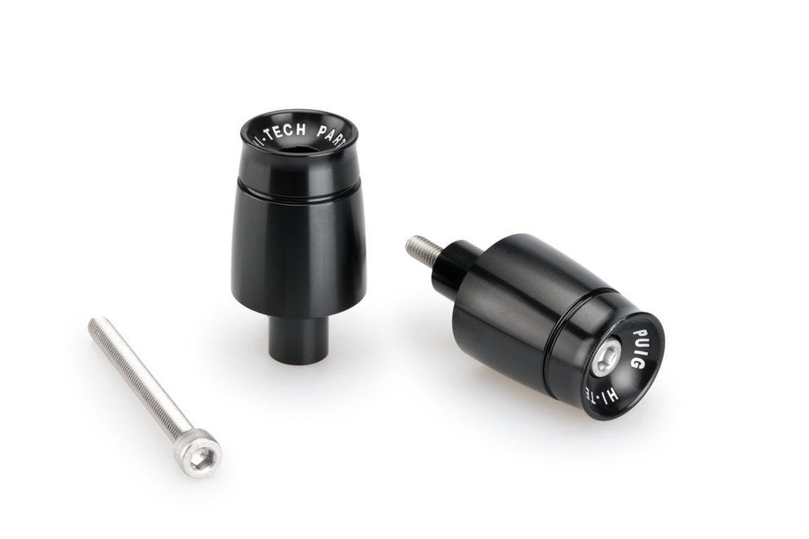 Puig Sport Bar Ends | Black | Kawasaki Ninja 650 2017>2019 - Shop name