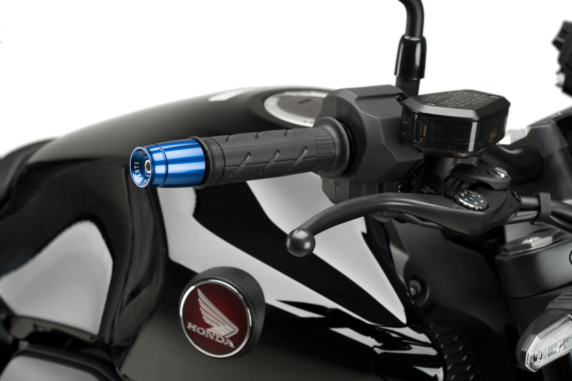 Puig Sport Bar Ends | Blue | Honda CB 1000 R 2008>2016 - Shop name
