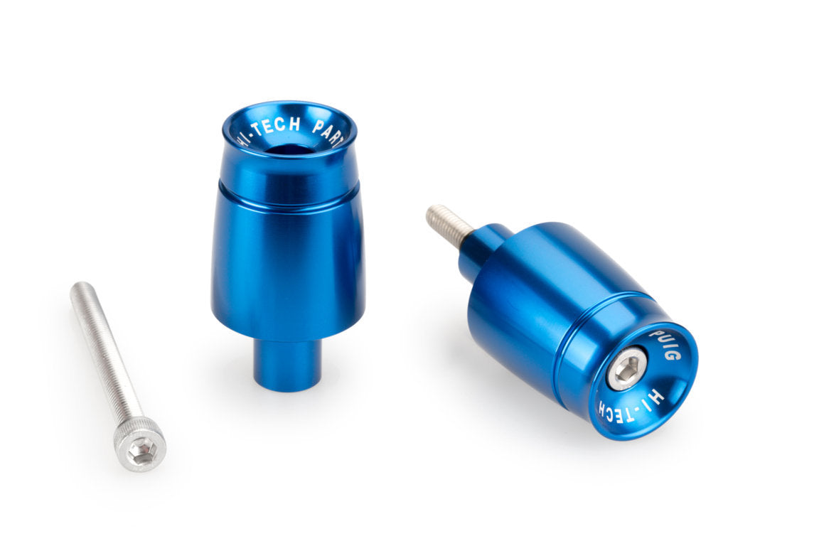Puig Sport Bar Ends | Blue | Kawasaki Z 650 2017>2019 - Shop name