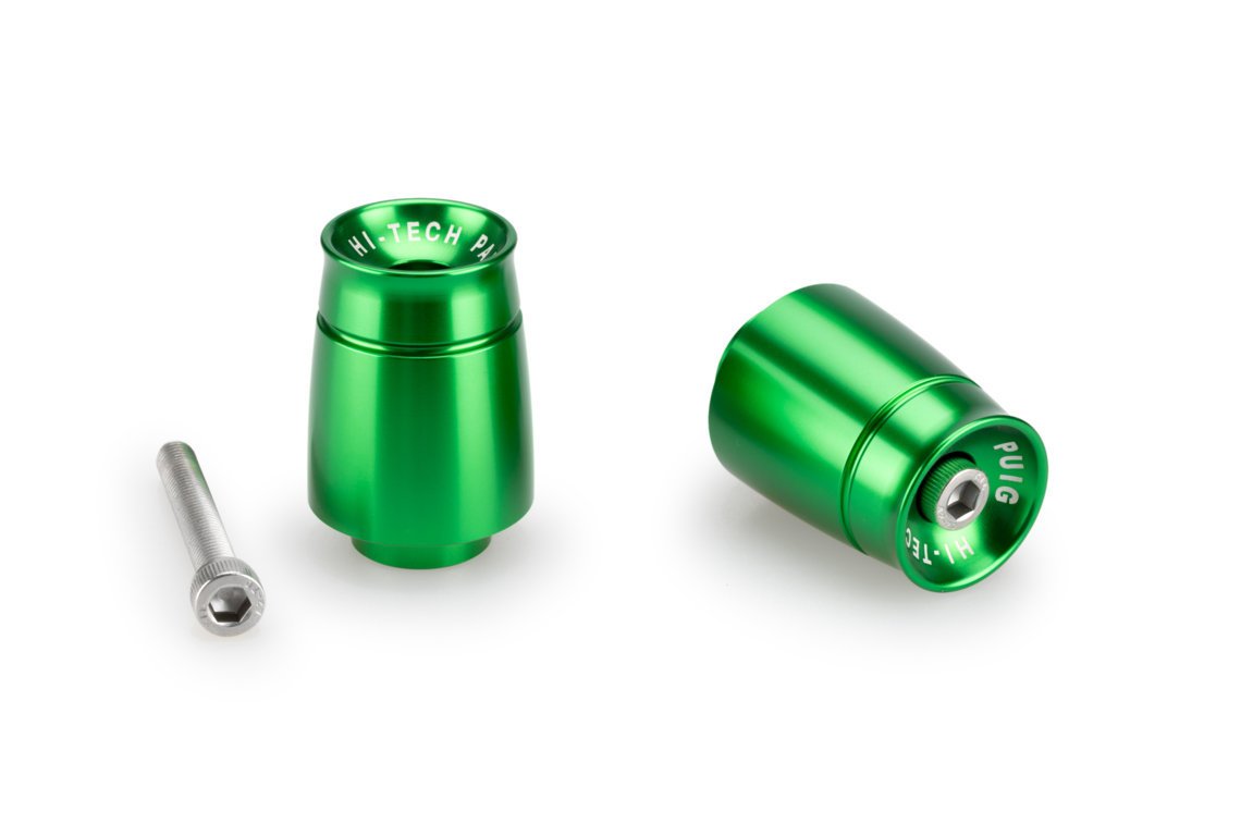 Puig Sport Bar Ends | Green | Yamaha Fazer8 2013>2016 - Shop name