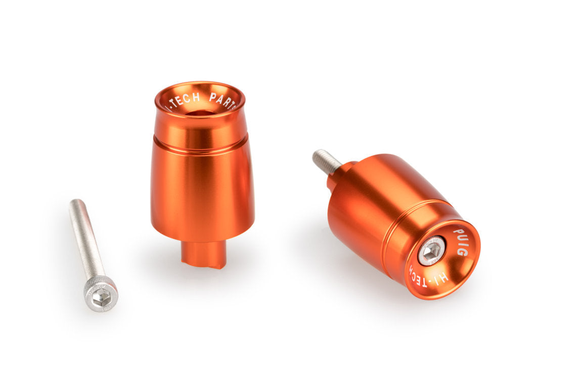 Puig Sport Bar Ends | Orange | Kawasaki Z 650 2020>Current - Shop name