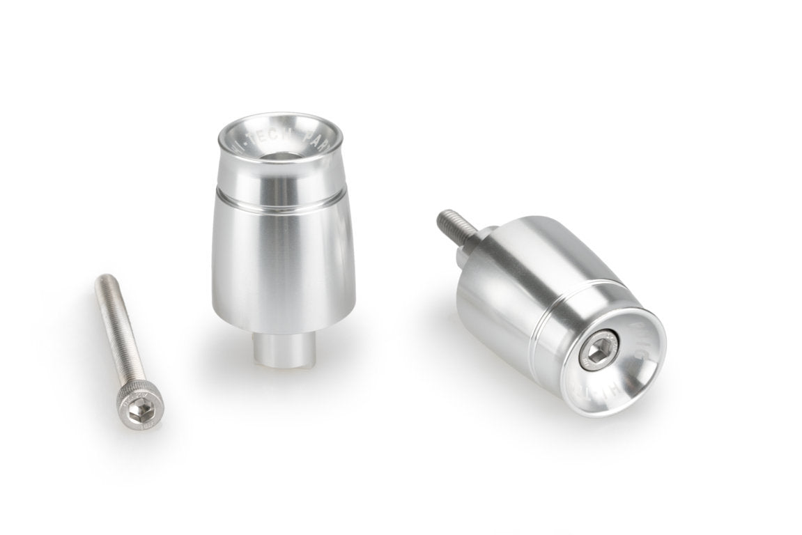 Puig Sport Bar Ends | Silver | Kawasaki Ninja 650 2020>2024 - Shop name