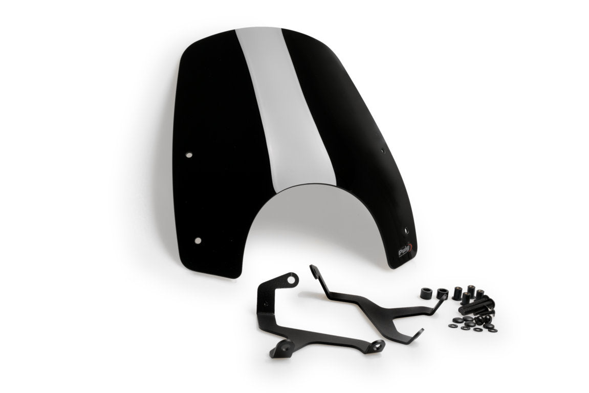 Puig Sport Screen | Black (Opaque) | Honda CMX 1100 Rebel 2021>Current - Pyramid Motorcycle Accessories
