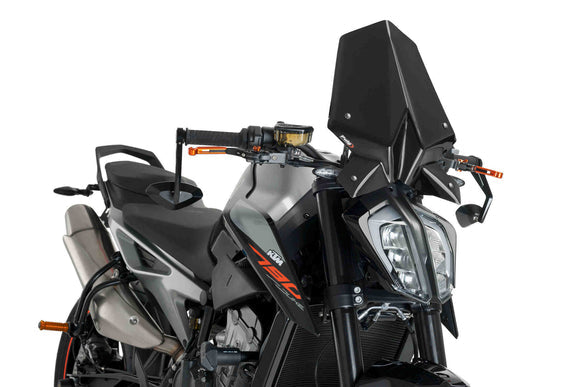 Puig Sport Screen | Black (Opaque) | KTM 890 Duke 2021>Current - Shop name
