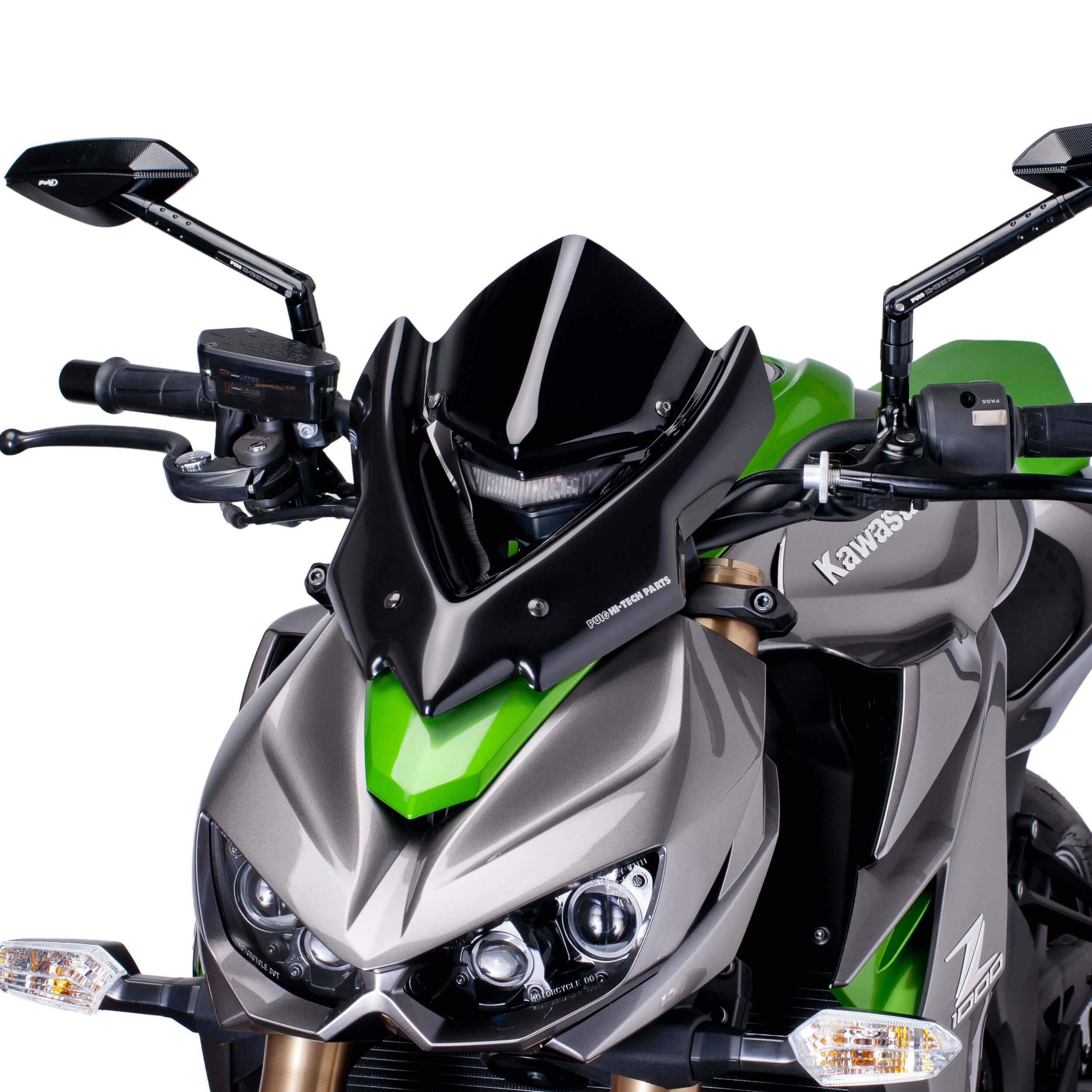 Puig Sport Screen | Black (Opaque) | Kawasaki Z 1000 R 2017>Current - Shop name