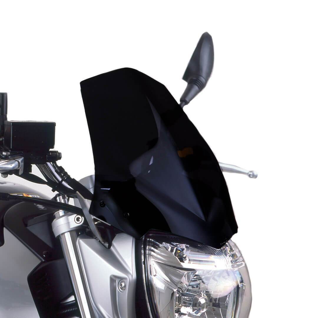 Puig Sport Screen | Black (Opaque) | Suzuki GSR 600 2006>2011 - Shop name