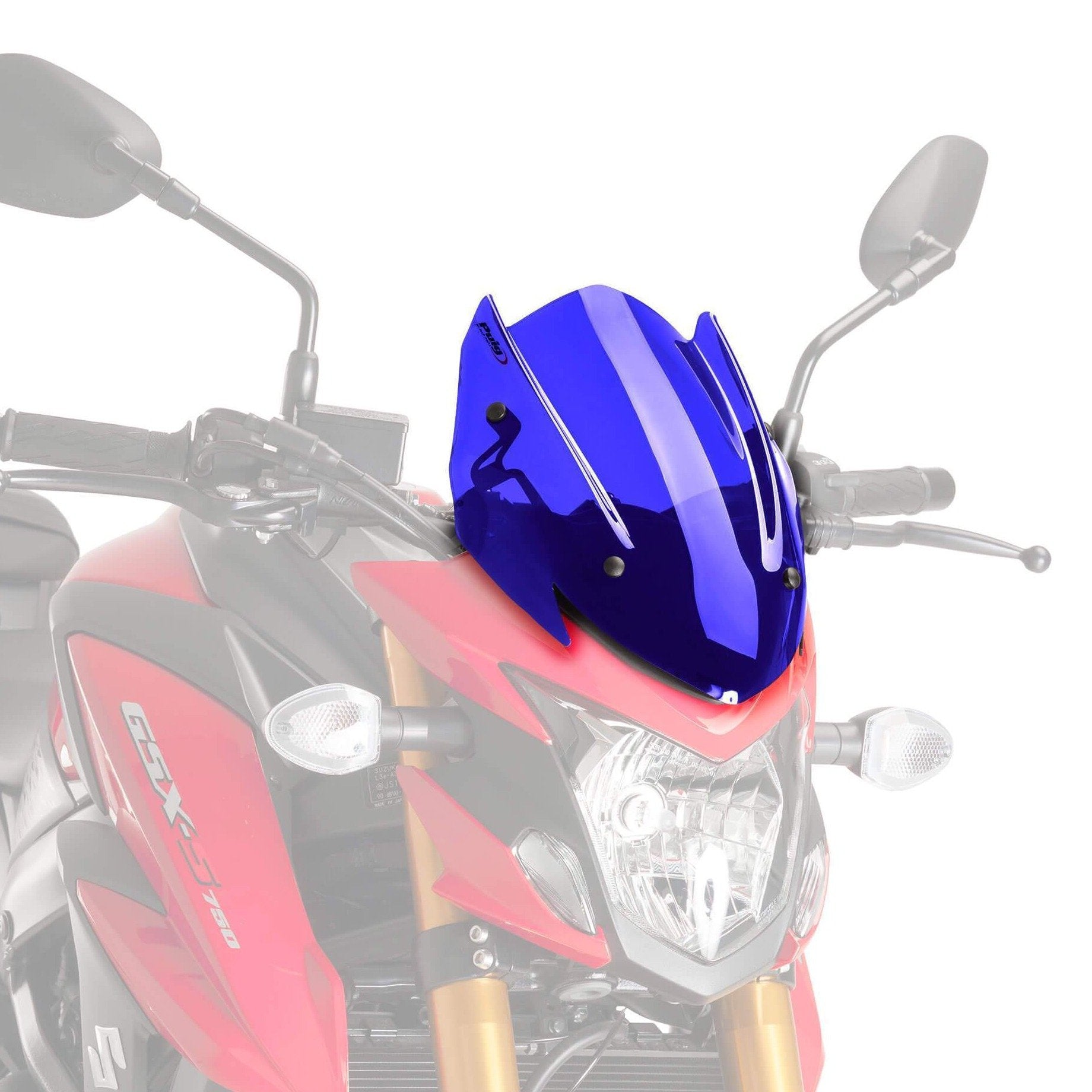 Puig Sport Screen | Blue | Suzuki GSX-S 750 2017>2021 - Shop name