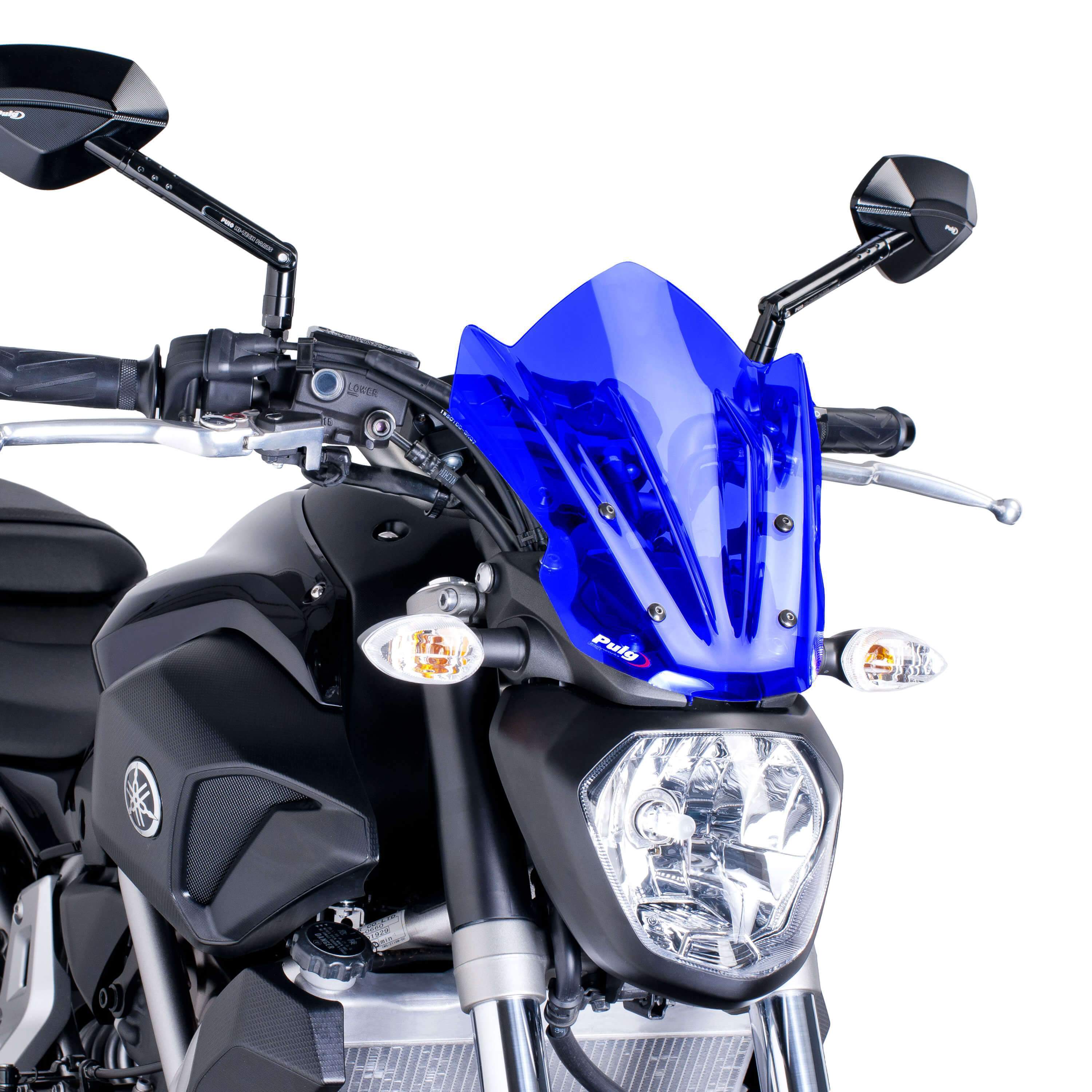 Puig Sport Screen | Blue | Yamaha MT-07 2014>2017 - Shop name