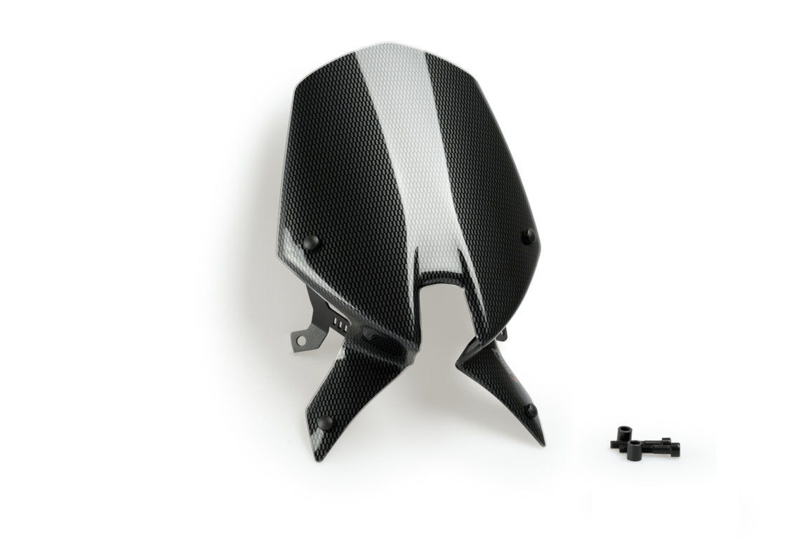 Puig Sport Screen | Carbon Look | Ducati Monster 937 2021>Current - Pyramid Motorcycle Accessories