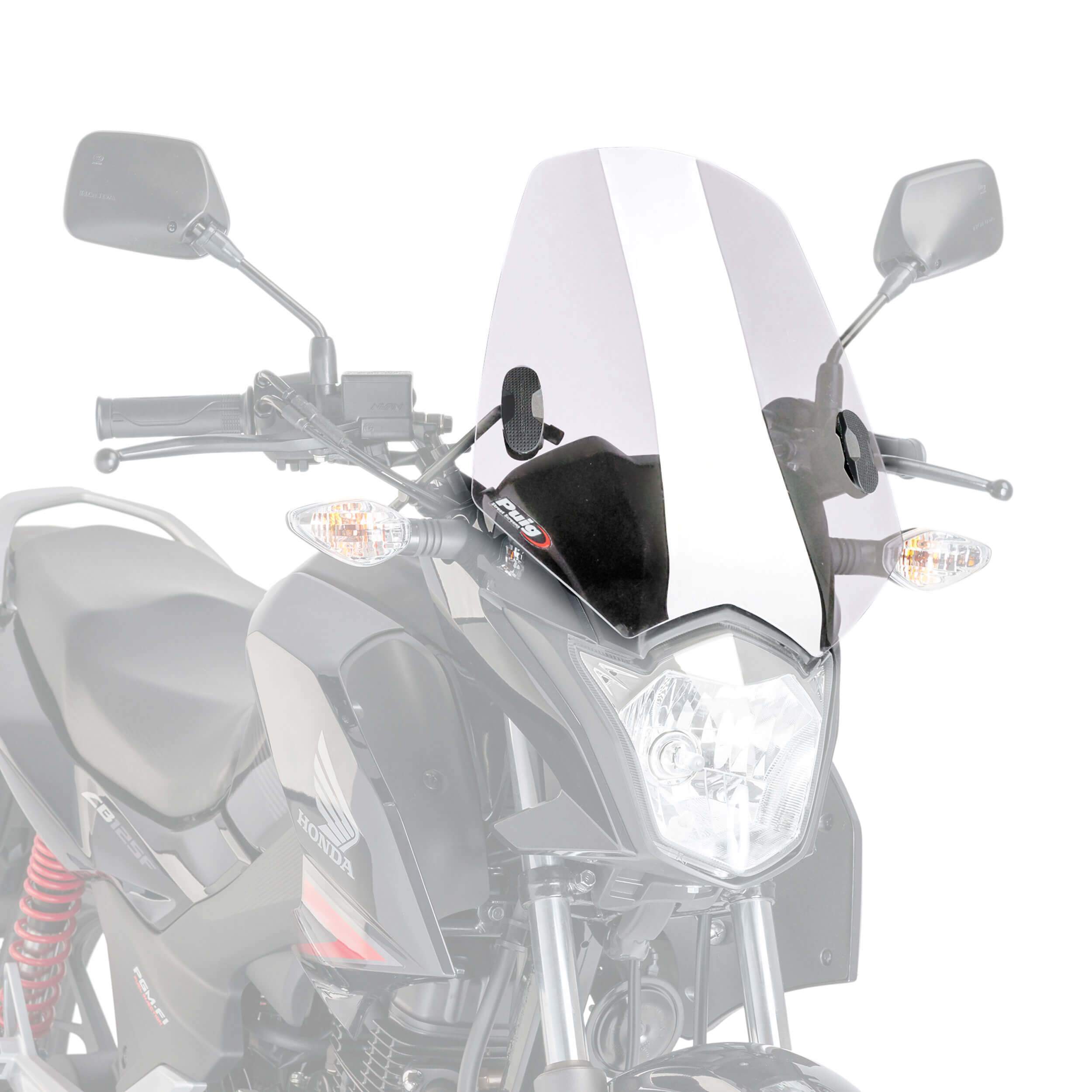 Puig Sport Screen | Clear | Honda CB 125 F 2015>2022 - Shop name