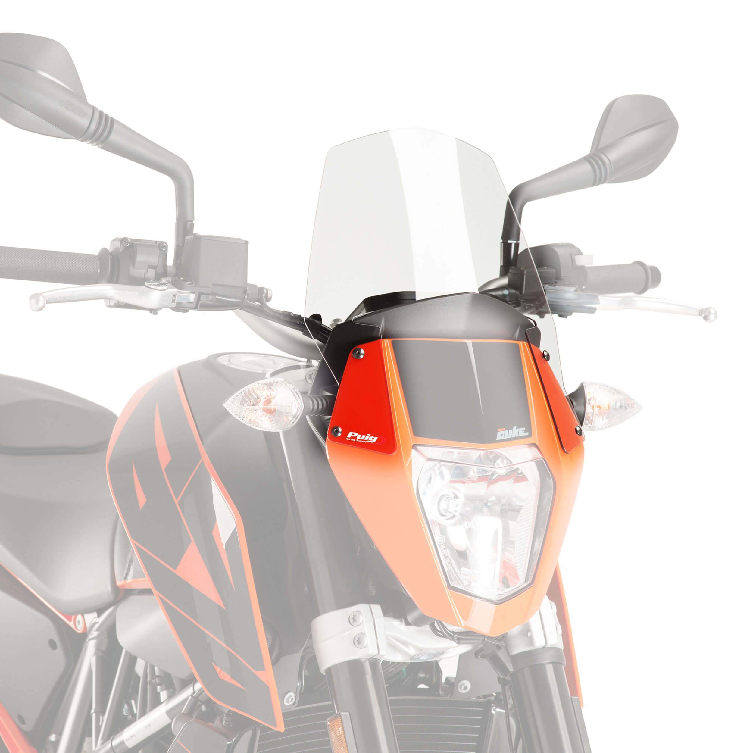 Puig Sport Screen | Clear | KTM 690 Duke 2012>2020 - Pyramid Motorcycle Accessories