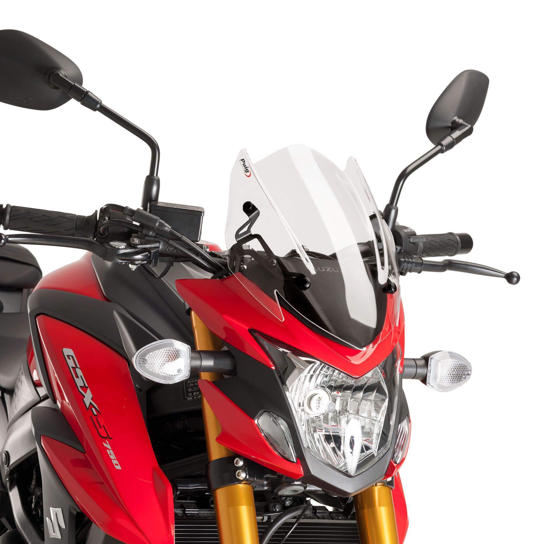 Puig Sport Screen | Clear | Suzuki GSX-S 750 2017>2021 - Shop name