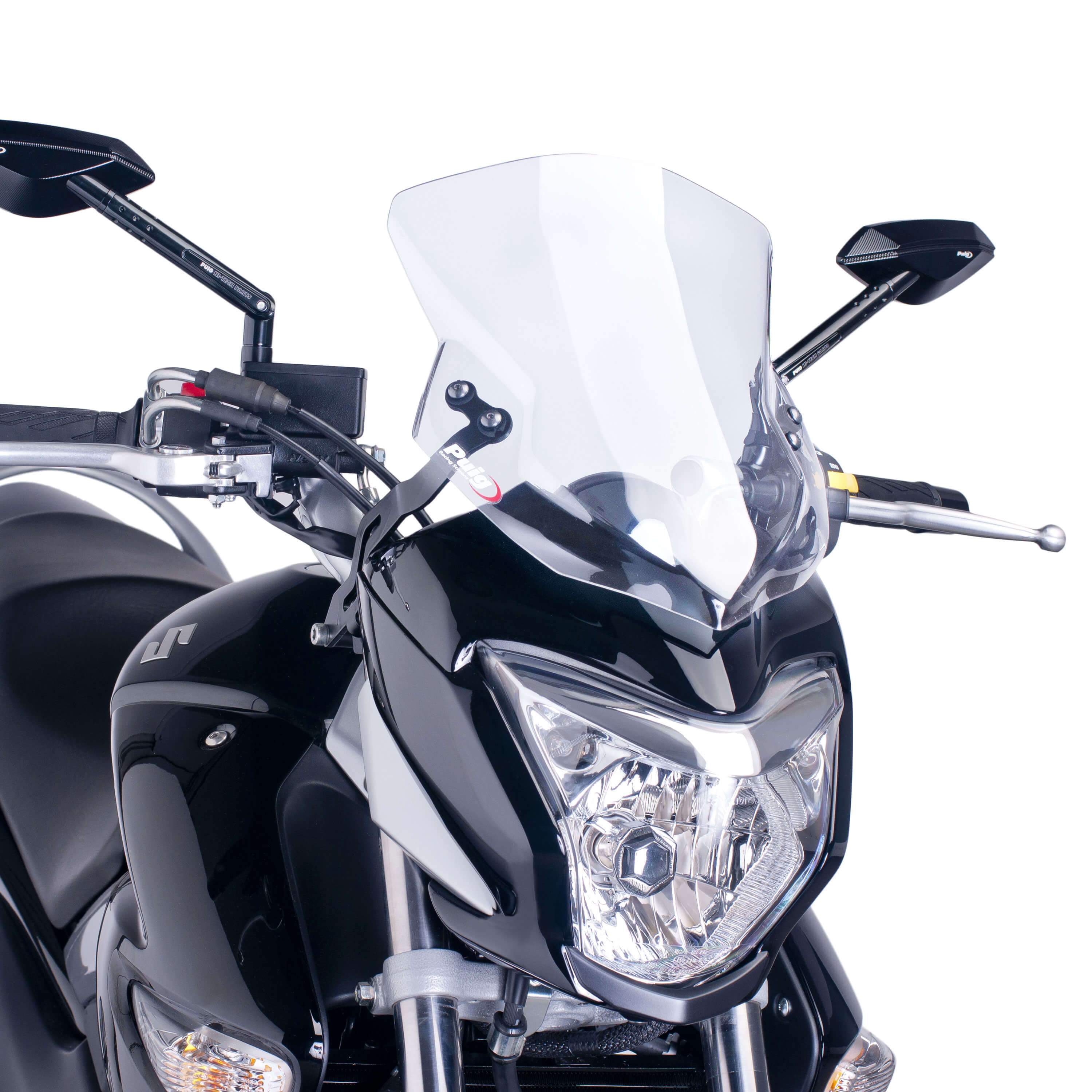 Puig Sport Screen | Clear | Suzuki GW 250 Inazuma 2013>2016 - Shop name