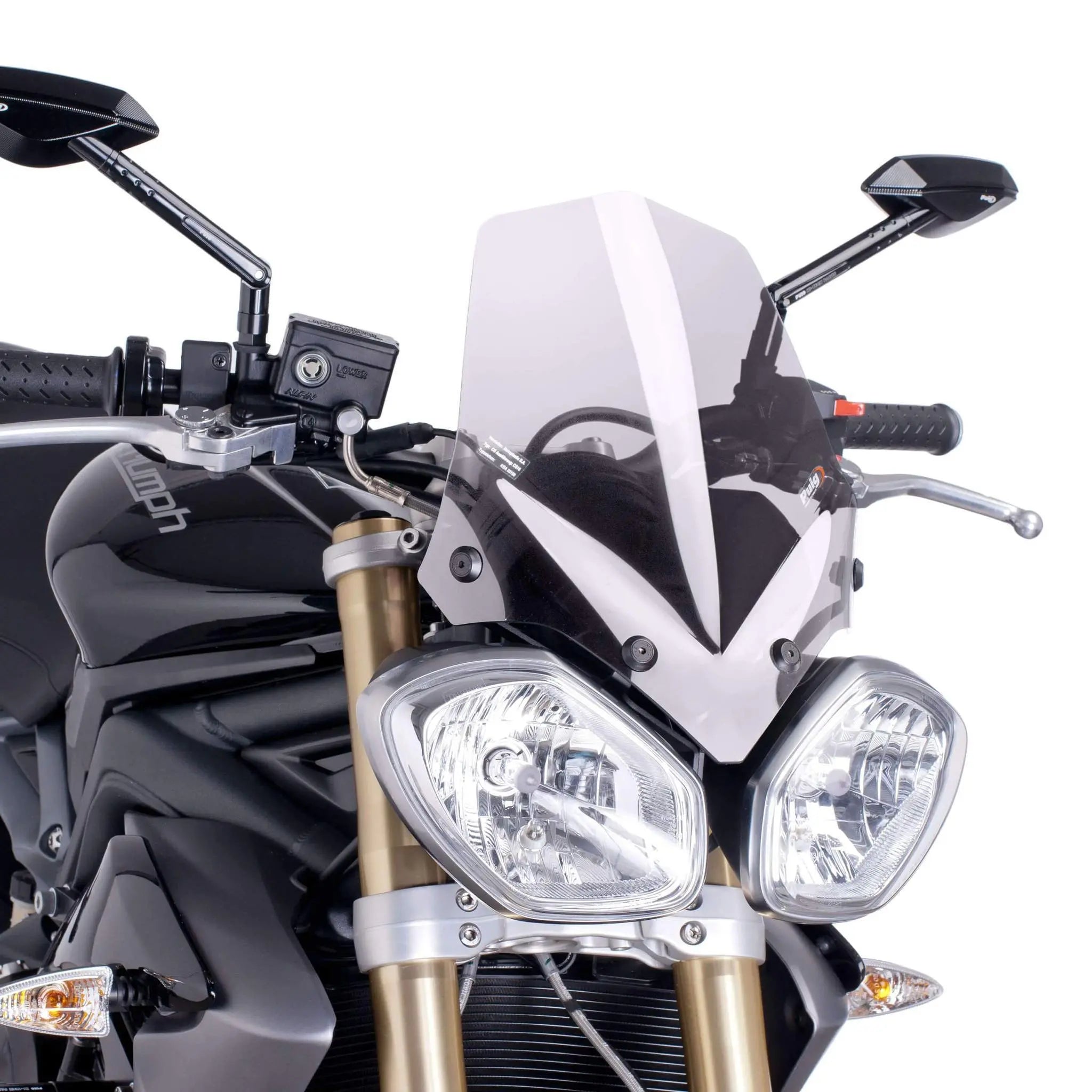 Puig Sport Screen | Clear | Triumph Street Triple 675 2013>2016 - Shop name