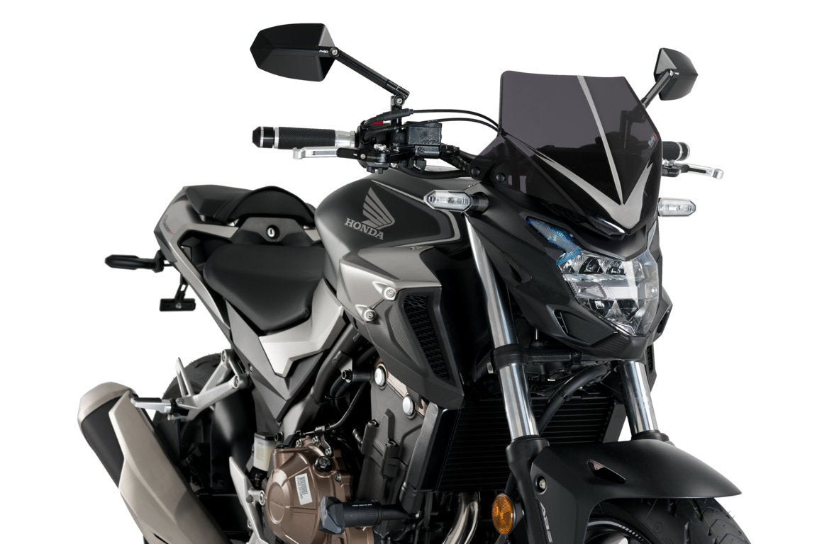 Puig Sport Screen | Dark Smoke | Honda CB 500 F 2016>Current - Shop name