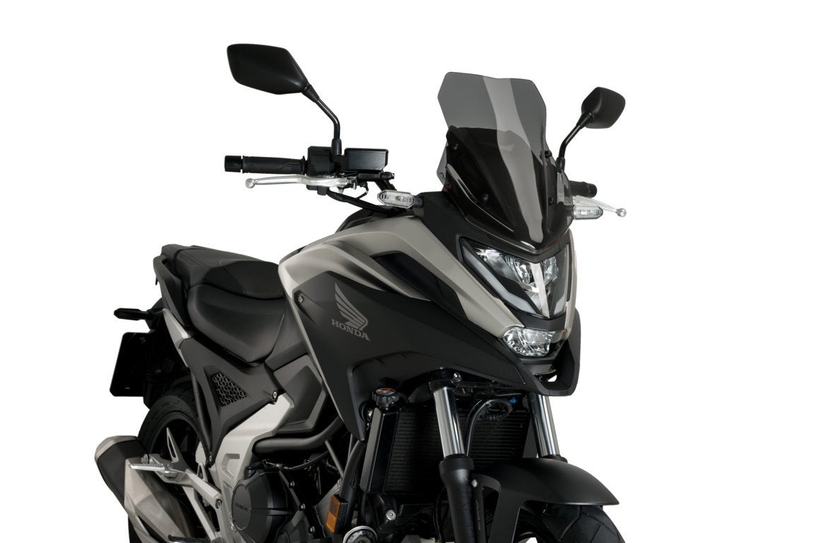 Puig Sport Screen | Dark Smoke | Honda NC 750 X 2021>2024 - Pyramid Motorcycle Accessories