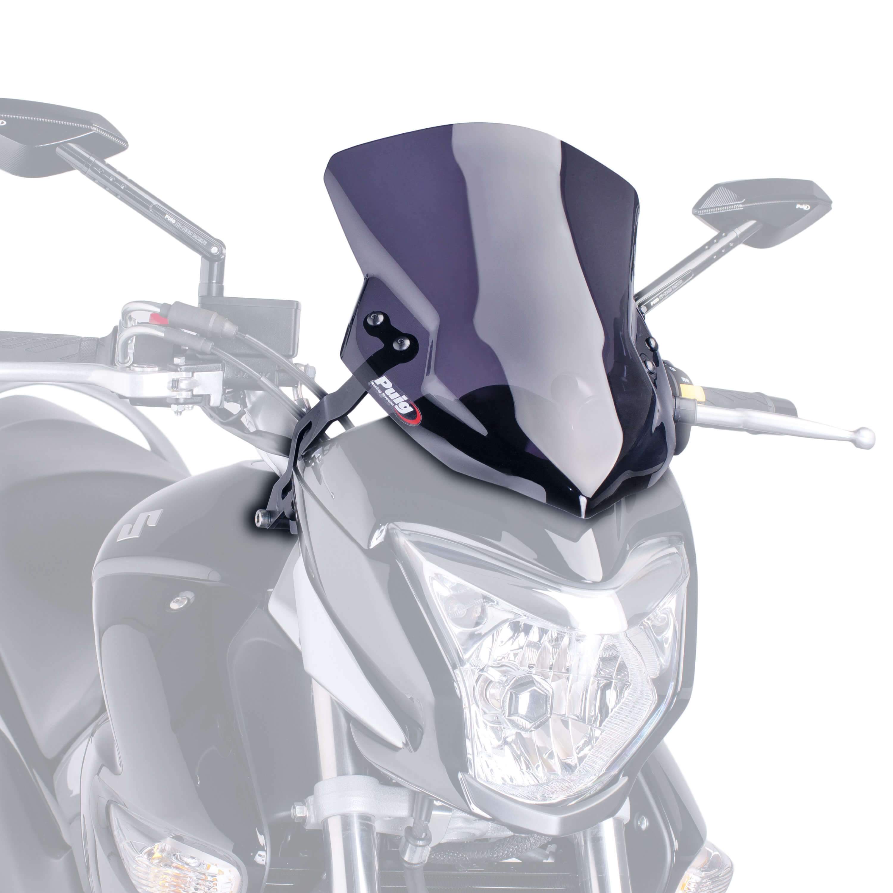 Puig Sport Screen | Dark Smoke | Suzuki GW 250 Inazuma 2013>2016 - Shop name