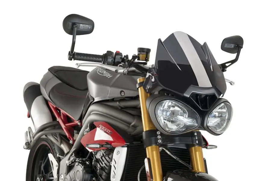Puig Sport Screen | Dark Smoke | Triumph Street Triple 765 R 2017>2019 - Shop name