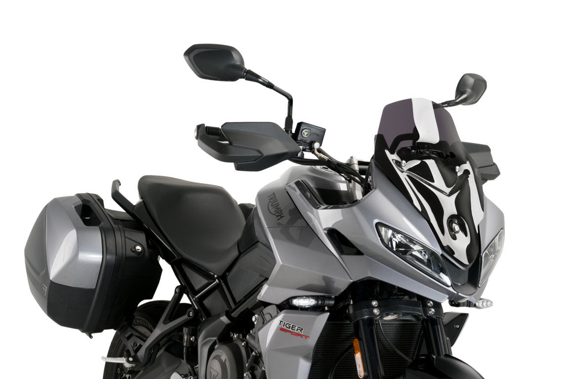  X6 MK3-G06 ウィンドウバイザー 4枚セット Puig Sport Screen | Dark Smoke | Triumph Tiger Sport 660 2022>Current