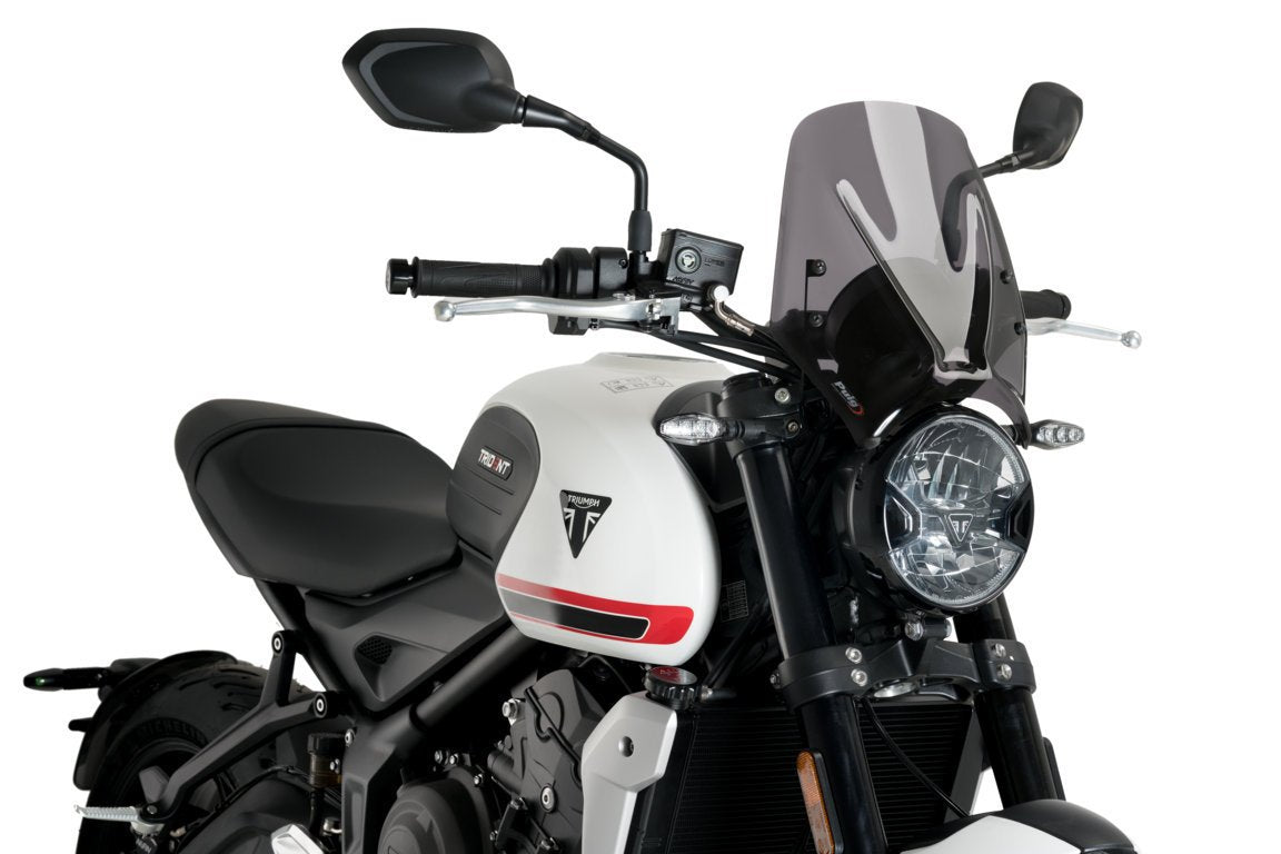 Puig Sport Screen | Dark Smoke | Triumph Trident 660 2021>Current - Shop name