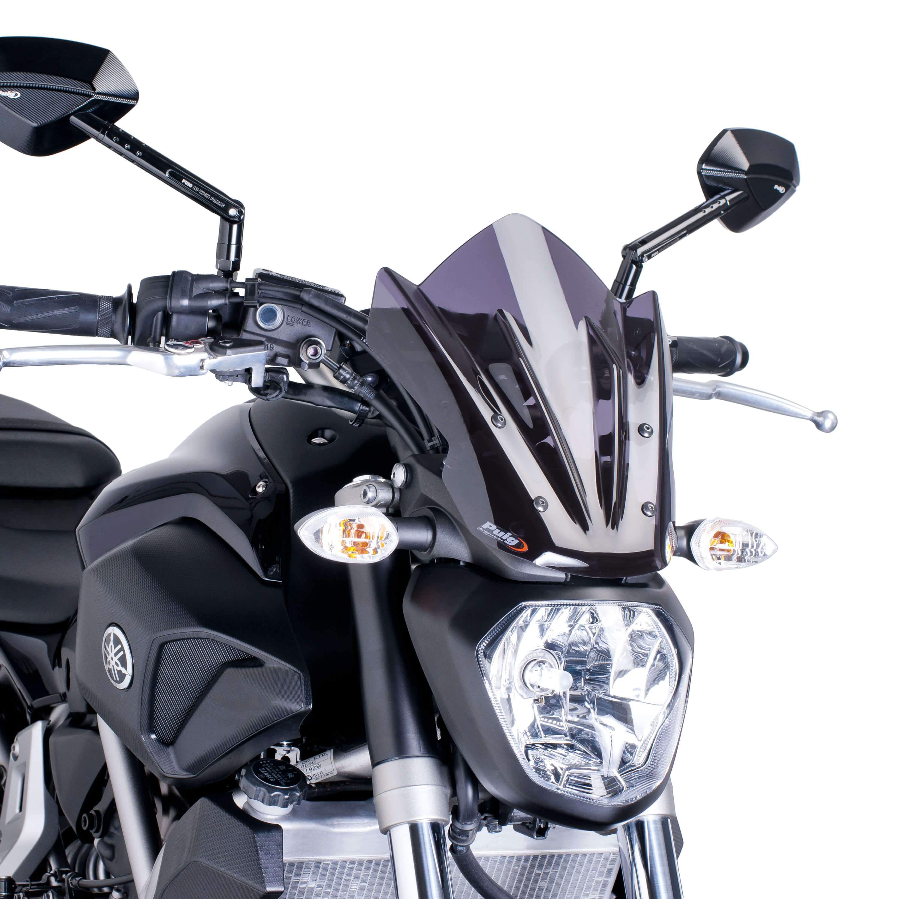 Puig Sport Screen | Dark Smoke | Yamaha MT-07 2014>2017 - Shop name