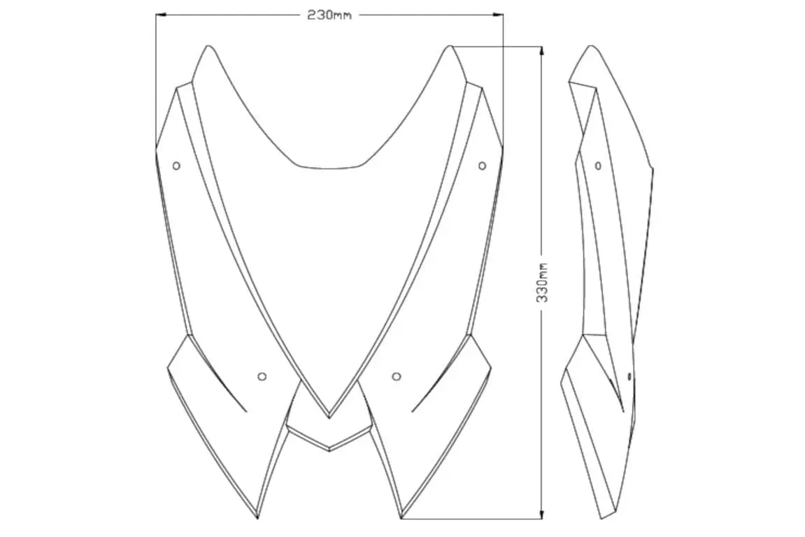 Puig Sport Screen | Green | Kawasaki Z H2 2020>Current - Shop name