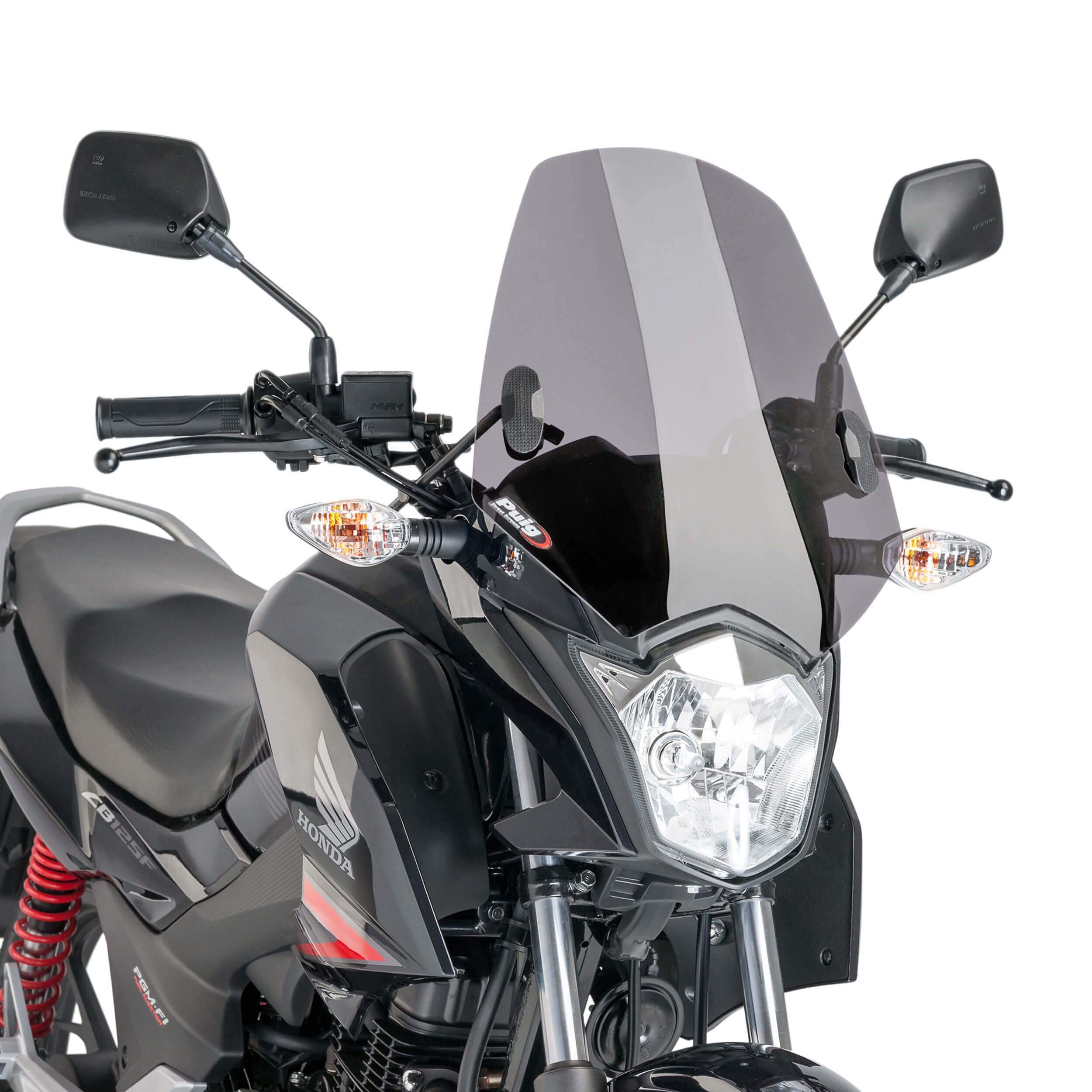 Puig Sport Screen | Light Smoke | Honda CB 125 F 2015>2022 - Shop name