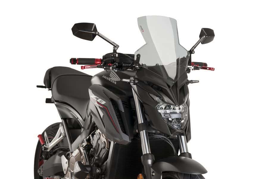 Puig Sport Screen | Light Smoke | Honda CB 650 F 2014>2020 - Shop name