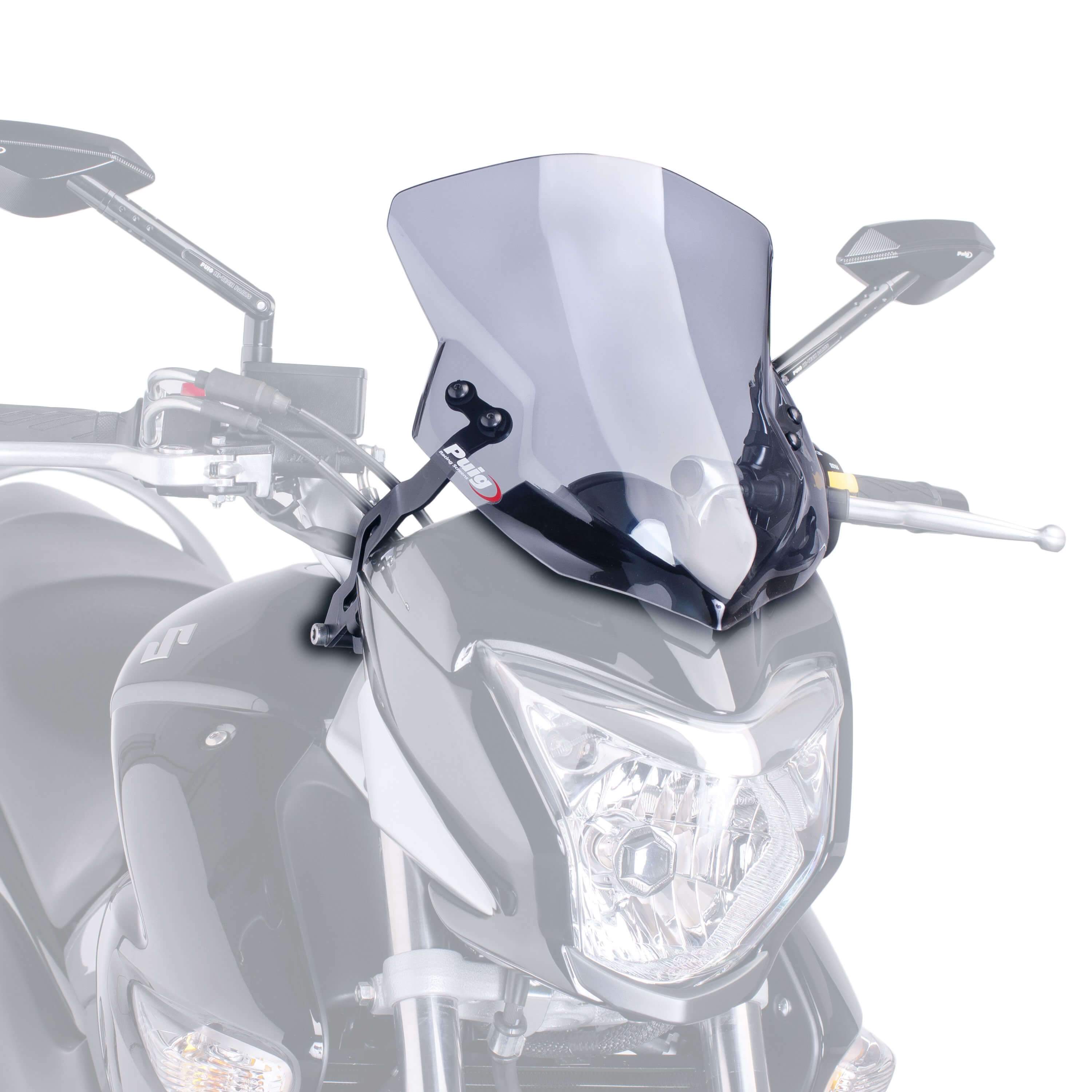 Puig Sport Screen | Light Smoke | Suzuki GW 250 Inazuma 2013>2016 - Shop name