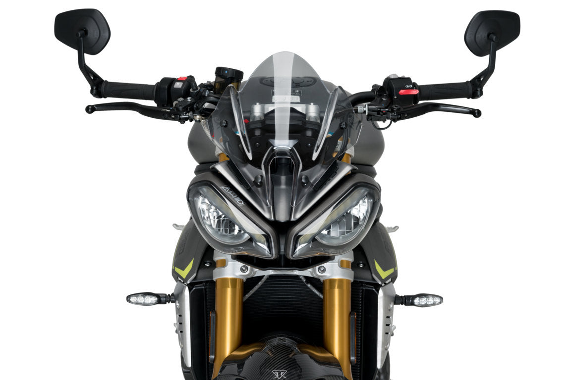 Puig Sport Screen | Light Smoke | Triumph Speed Triple 1200 RS 2021>2024 - Pyramid Motorcycle Accessories