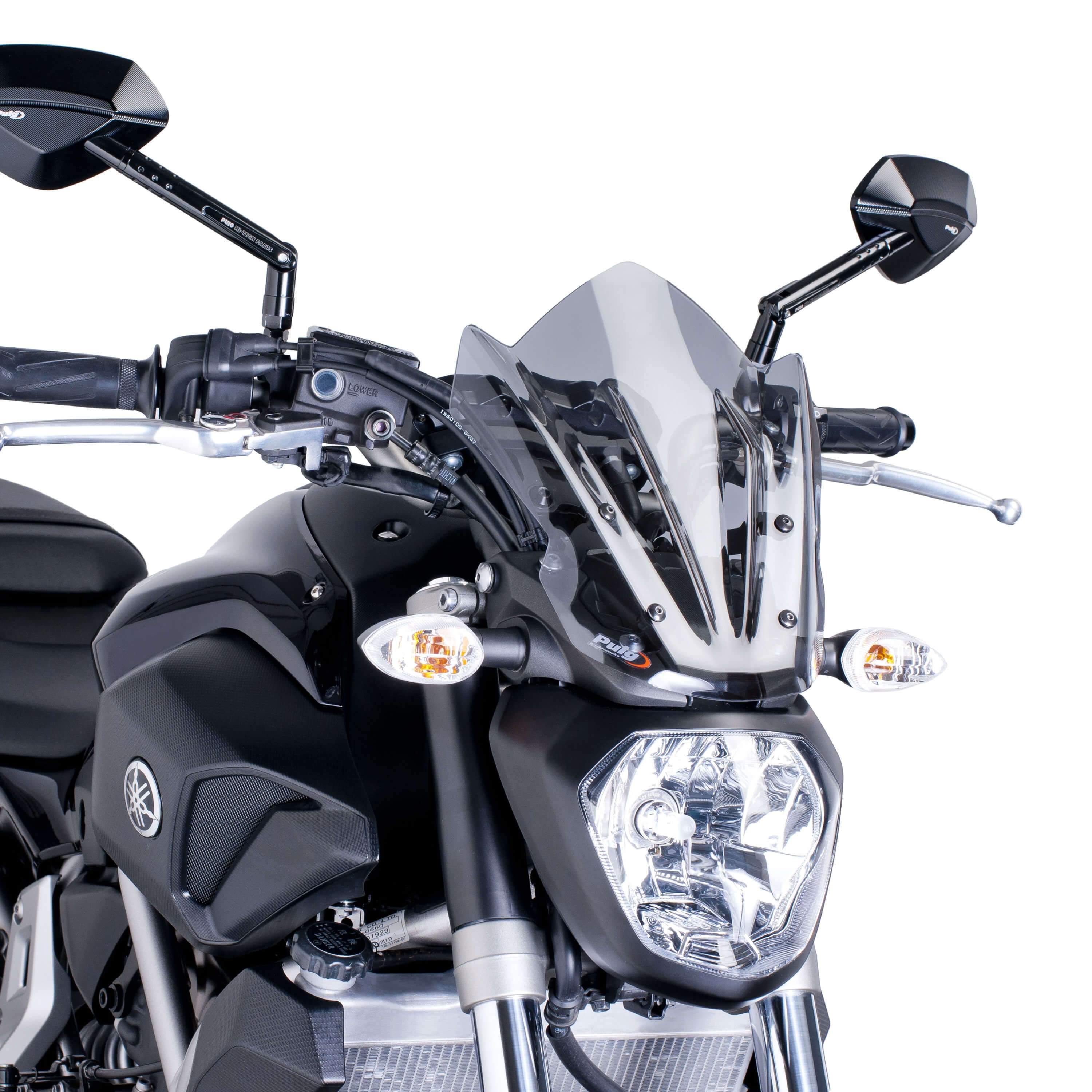 Puig Sport Screen | Light Smoke | Yamaha MT-07 2014>2017 - Shop name