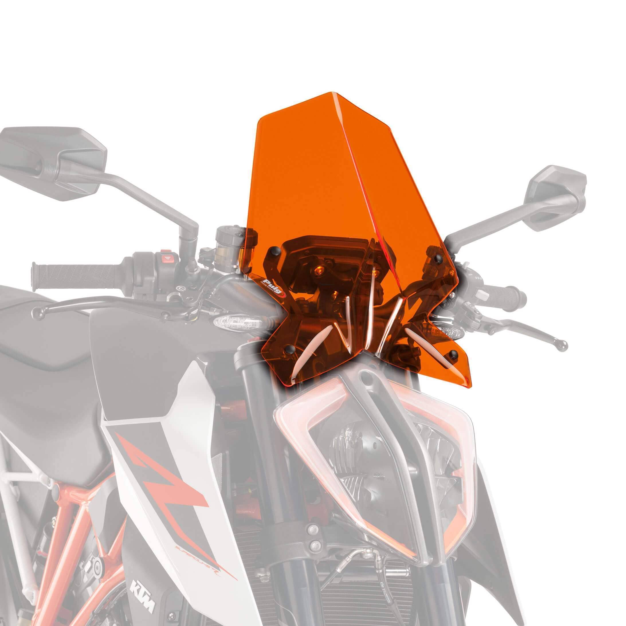 Puig Sport Screen | Orange | KTM 1290 Super Duke R 2017>2019 - Shop name