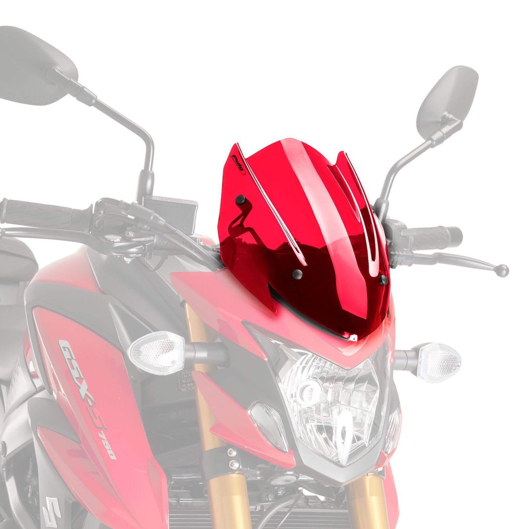 Puig Sport Screen | Red | Suzuki GSX-S 750 2017>2021 - Shop name