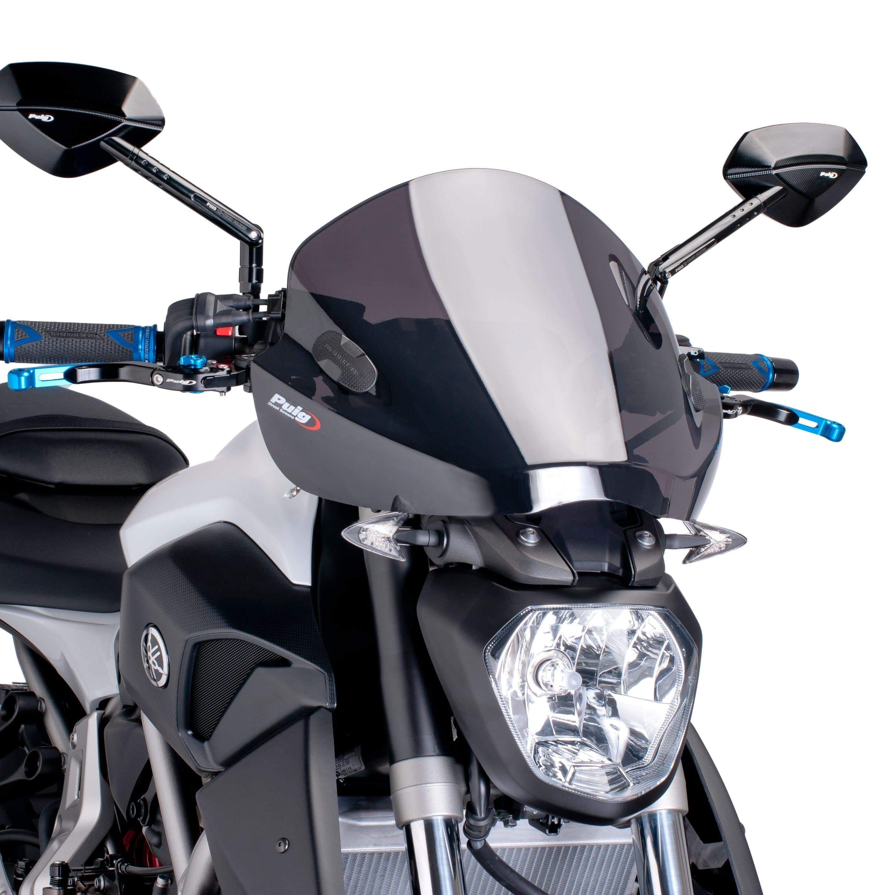 Puig Stream Screen | Dark Smoke | Yamaha MT-07 2014>Current - Shop name