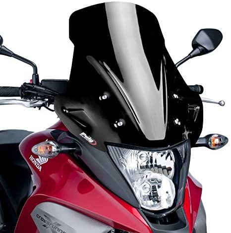 Puig Touring Screen | Black (Opaque) | Honda VFR 800 X Crossrunner 2011>2014 - Pyramid Motorcycle Accessories
