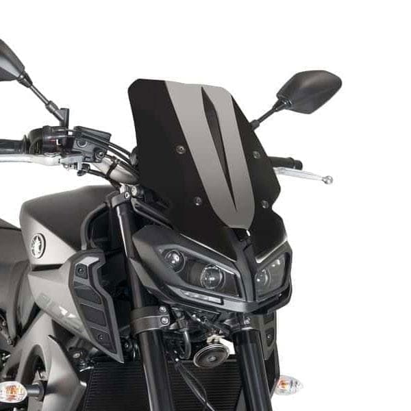 Puig Touring Screen | Black (Opaque) | Yamaha MT-09 SP 2018>2020 - Shop name