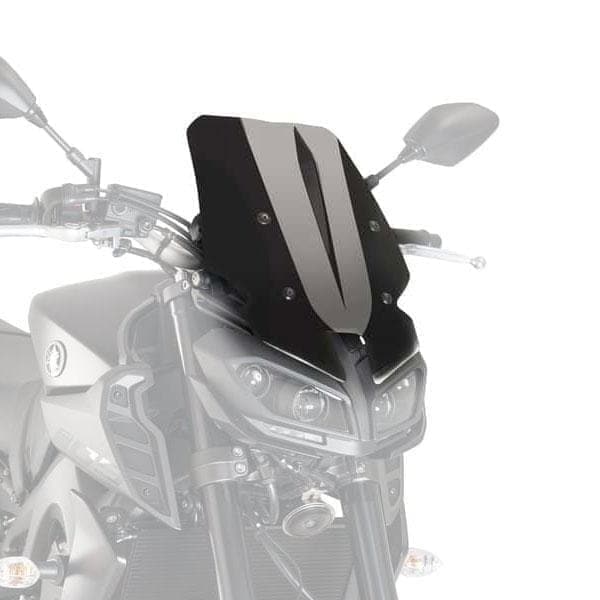 Puig Touring Screen | Black (Opaque) | Yamaha MT-09 SP 2018>2020 - Shop name