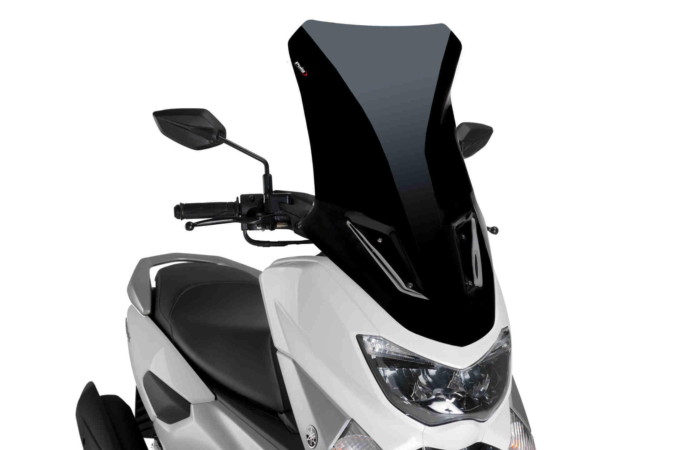 Puig Touring Screen | Black (Opaque) | Yamaha NMAX 125 2017>2020 - Shop name