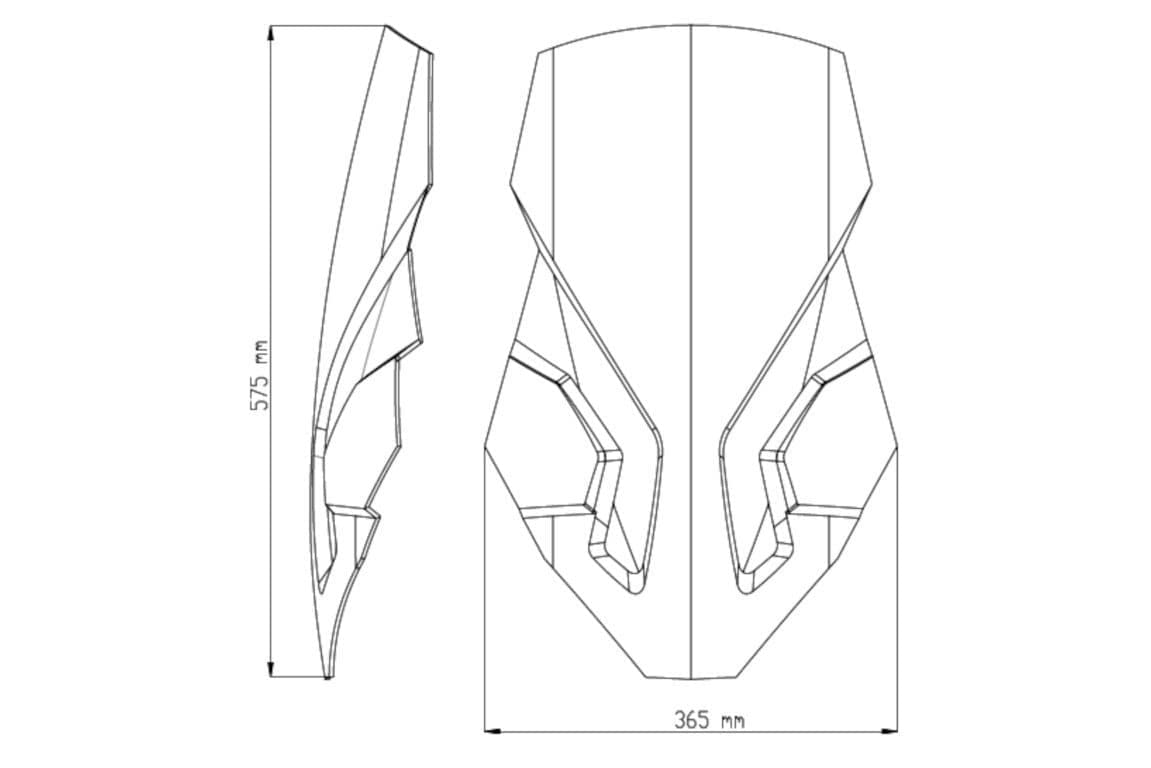 Puig Touring Screen | Blue | Honda CRF 1000 L Africa Twin Adventure Sports 2018>2019 - Shop name