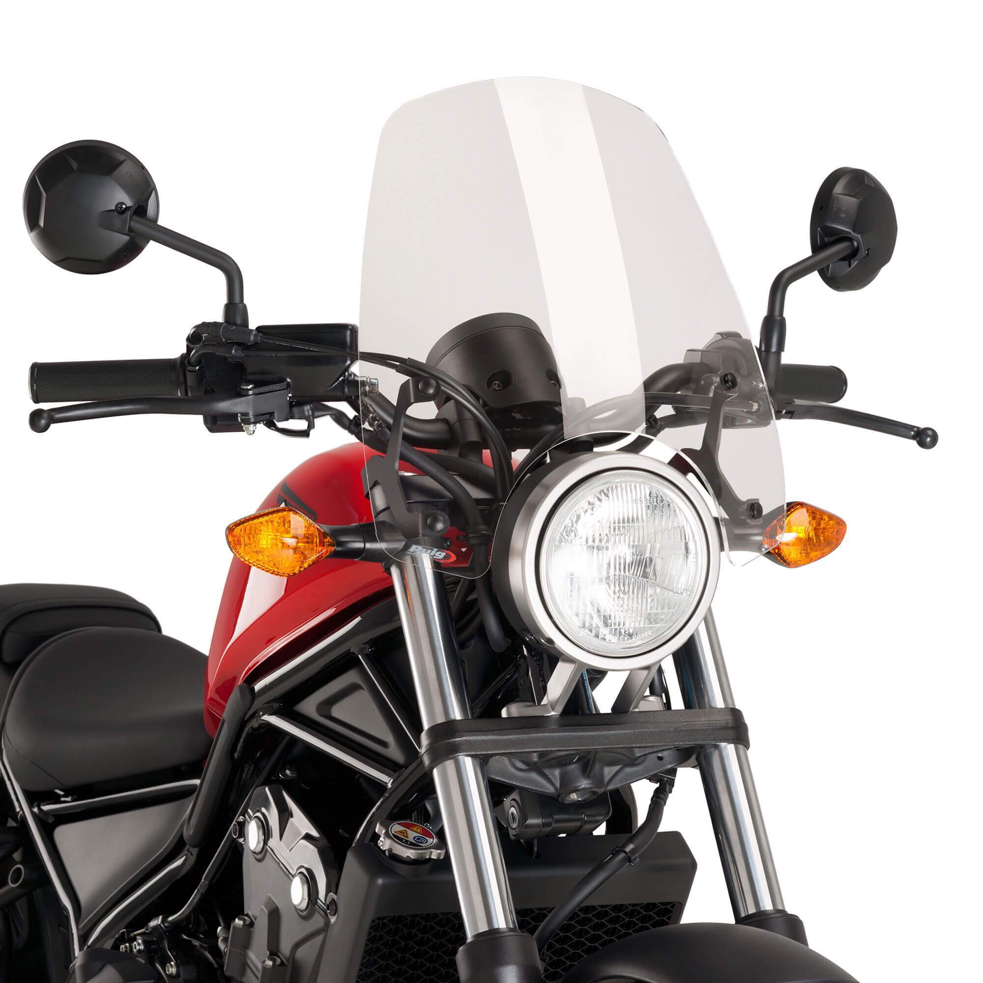 Puig Touring Screen | Clear | Honda CMX 500 Rebel 2017>Current - Shop name