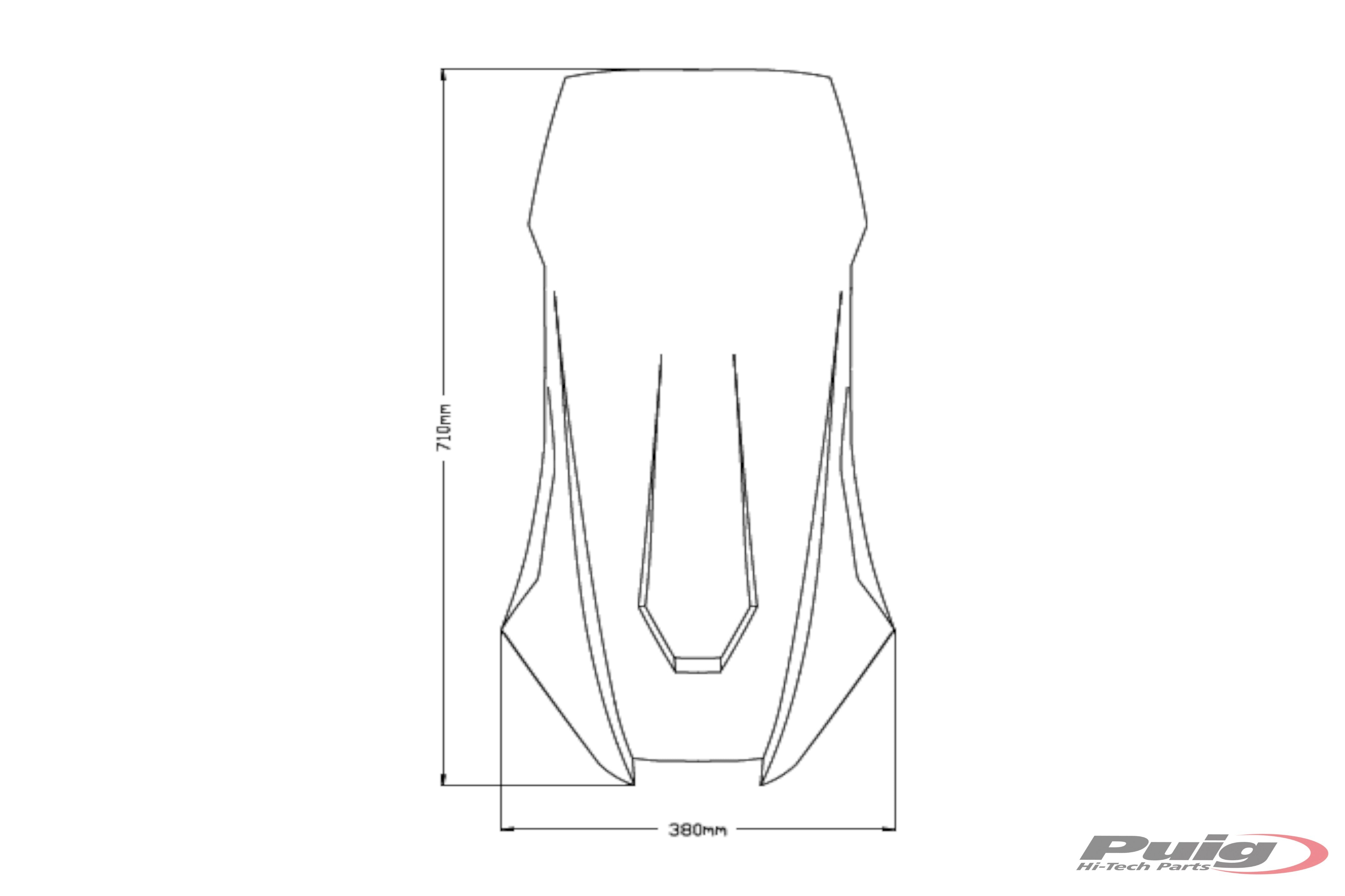 Puig Touring Screen | Clear | Honda X-Adv 2021>Current - Shop name
