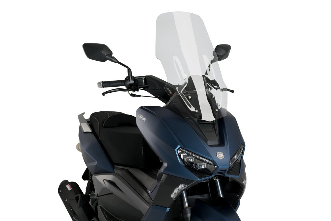 Puig Touring Screen | Clear | Keeway Vieste 2021>Current - Pyramid Motorcycle Accessories