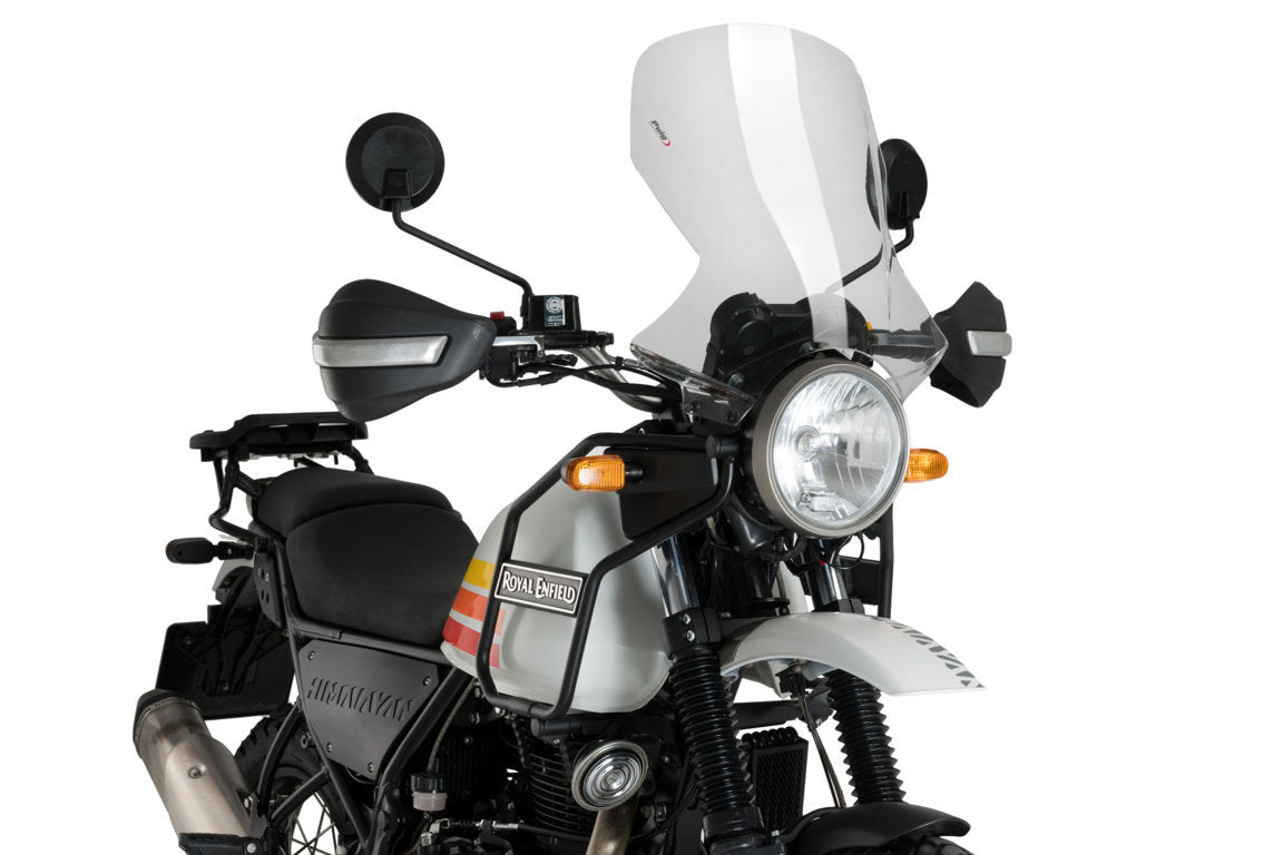 Puig Touring Screen | Clear | Royal Enfield Himalayan 2017>2020 - Shop name